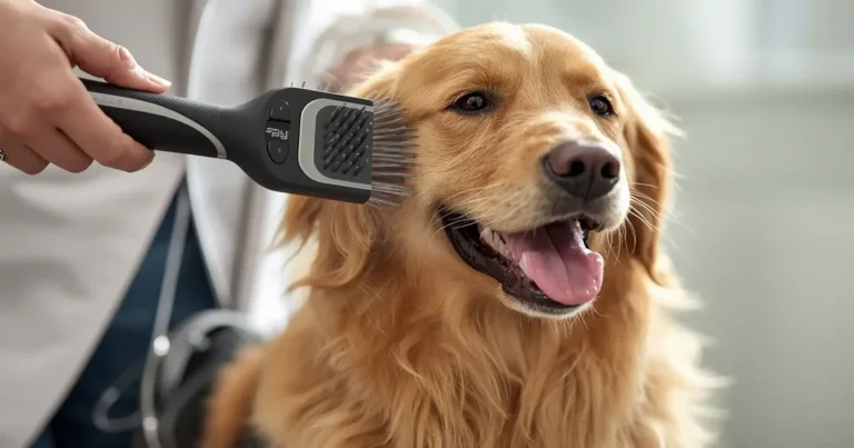 Dog Brush That Doesn't Pull Hair Self Cleaning