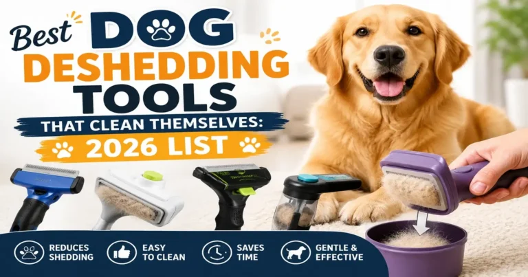 Dog Deshedding Tools That Clean Themselves