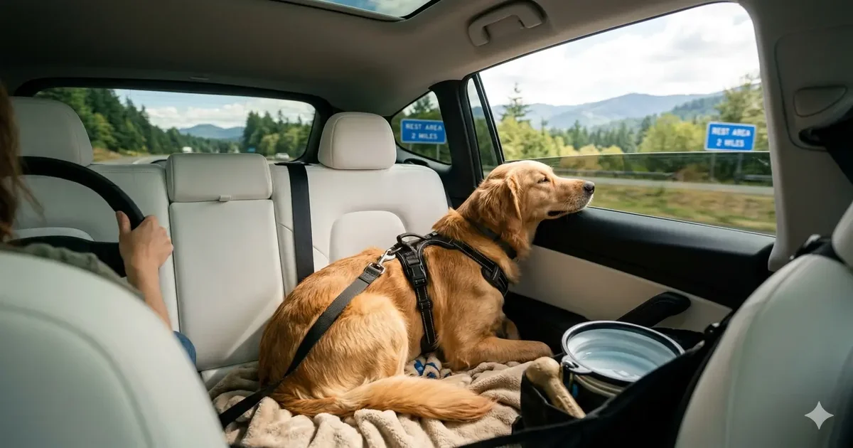 Keep A Dog Calm On Long Road Trips Without Medication