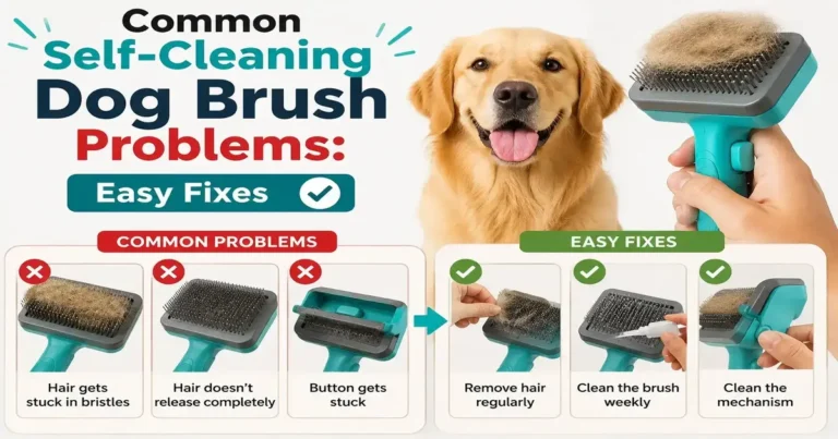 Common Self-Cleaning Dog Brush Problems
