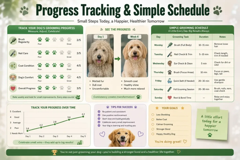 Progress Tracking and Simple Schedule