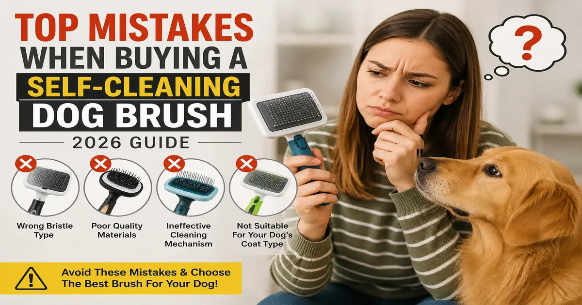 Top Mistakes When Buying A Self-Cleaning Dog Brush